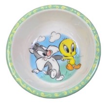 Warner Bros Baby Looney Tunes Slyvester Tweety Bowl Vintage Melamine - £8.17 GBP