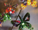 NEW LED Solar Fairy String Lights Butterfly Waterproof Outdoor Garden Mu... - $18.80