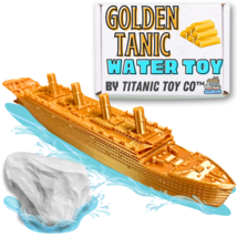 GoldenTanic Titanic Bath Boat And Pool Toy, Titanic Model Titanic Toy Fo... - $19.99