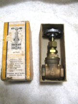 Vintage Quality HAMMOND BRASS 1/2&quot; Gate Valve No. 602-Commercial Use-Home Use - £18.34 GBP