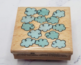 Hampton Art Studio G Lynette Anderson Taylor Fluffy Clouds Rubber Stamp - $6.92