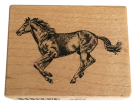 PSX Rubber Stamp Galloping Horse Animal Western Nature Farm Card Making ... - £7.89 GBP