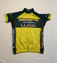 LL Bean Vomax Cycling Jersey Women’s Medium Full Zip Elastic Waist Back ... - $19.35
