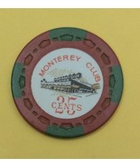 Monterey Club  $0.25 Casino Chip - $2.95