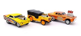2003 Muscle Machines Plymouth Savoy Gone Mad + Jeep + more 1:64 lot x3  - £12.16 GBP