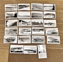 23 Early Alaska Highway Bridge Photos Late 40&#39;s Early 50&#39;s - £159.04 GBP