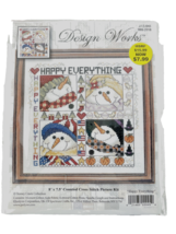 Janlynn Design Works Cross Stitch Happy Everything 4 Snowmen JAS-45 999-... - €9,93 EUR