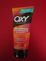 Oxy Acne Medication Cl EAN Ser Sensitive Skin 5%BENZOYL Peroxide Eliminates Acne - £11.65 GBP