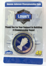JIMMIE JOHNSON CHAMPIONSHIP COIN Lowe&#39;s 2006  2007 Back to Back Champion... - €3,70 EUR