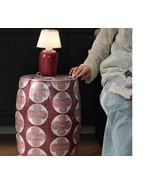 interoknack Ceramic Garden Stool with Hand-Painted Four-Leaf Clover, Red... - €598,40 EUR