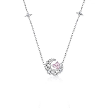 Stars and Moon Necklace Ins Fashion Love Jewelry - £6.81 GBP