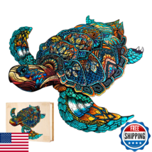 Jigfoxy Sea Turtle Wooden Jigsaw Puzzle for Adults &amp; Kids 180 pcs Gift - $36.93
