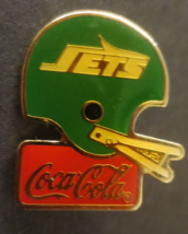 Coca-Cola New York Jets Super Bowl 1985 Lapel Pin - £2.72 GBP