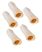 MPP Stuffed Cheese 6 Inch Shin Dog Bones Refillable Dental Chew Delicious and Nu - £37.23 GBP
