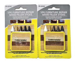 2 5 Packs Furniture Repair Scratches Wood Filler Sticks No Shrink Discolor - £20.59 GBP