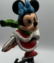 Ornament Disney Mini Mouse  on Ice Skates Red Outfit 1986 China 3.5 Inches - £8.28 GBP