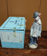 LLADRO 5472 Circus Sam Clown With Violin Glazed Glossy Porcelain Figurin... - £45.37 GBP