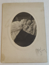 Vintage Cabinet Card Portrait of baby in white gown by Macon Studios - £13.91 GBP