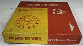 Vintage 1950 - 60 Balance The Wheel Peg Game Puzzle by Peterson Games USA - £19.38 GBP