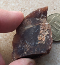 Natural MINERAL Rough Raw FLINT Ancient Stone Rock Modiin Israel #419 - £1.73 GBP
