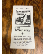 Defunct Gateway theater Pittsburgh Steve McQueen movie Le Mans advertisi... - €17,15 EUR