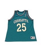 Rare Vintage 90&#39;s Charlotte Hornets Tony Bennett #25 Champion NBA Jersey... - $2,278.64 MXN
