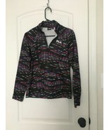 Fila Sport Women&#39;s Colorful Print 1/3 Zip Shirt Jacket Pullover Size Small - £27.95 GBP