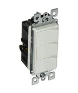 Decora R42-01755-OWS Single Pole 15A 120V Decora Triple Combination Switch - $28.60