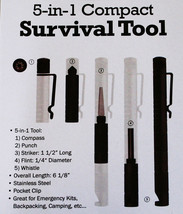 5 in 1 Compact Survival Tool - $649.47 MXN