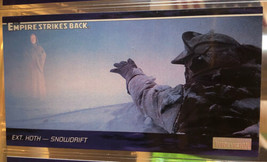 Empire Strikes Back Widevision Trading Card 1995 #8 Hoth Snowdrift - $2.48