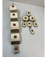 Ethnic Bracelet &amp; Pendant/Pin Set Carnelian &amp; Bone Or Bakelite *Read Des... - $223.80 CAD