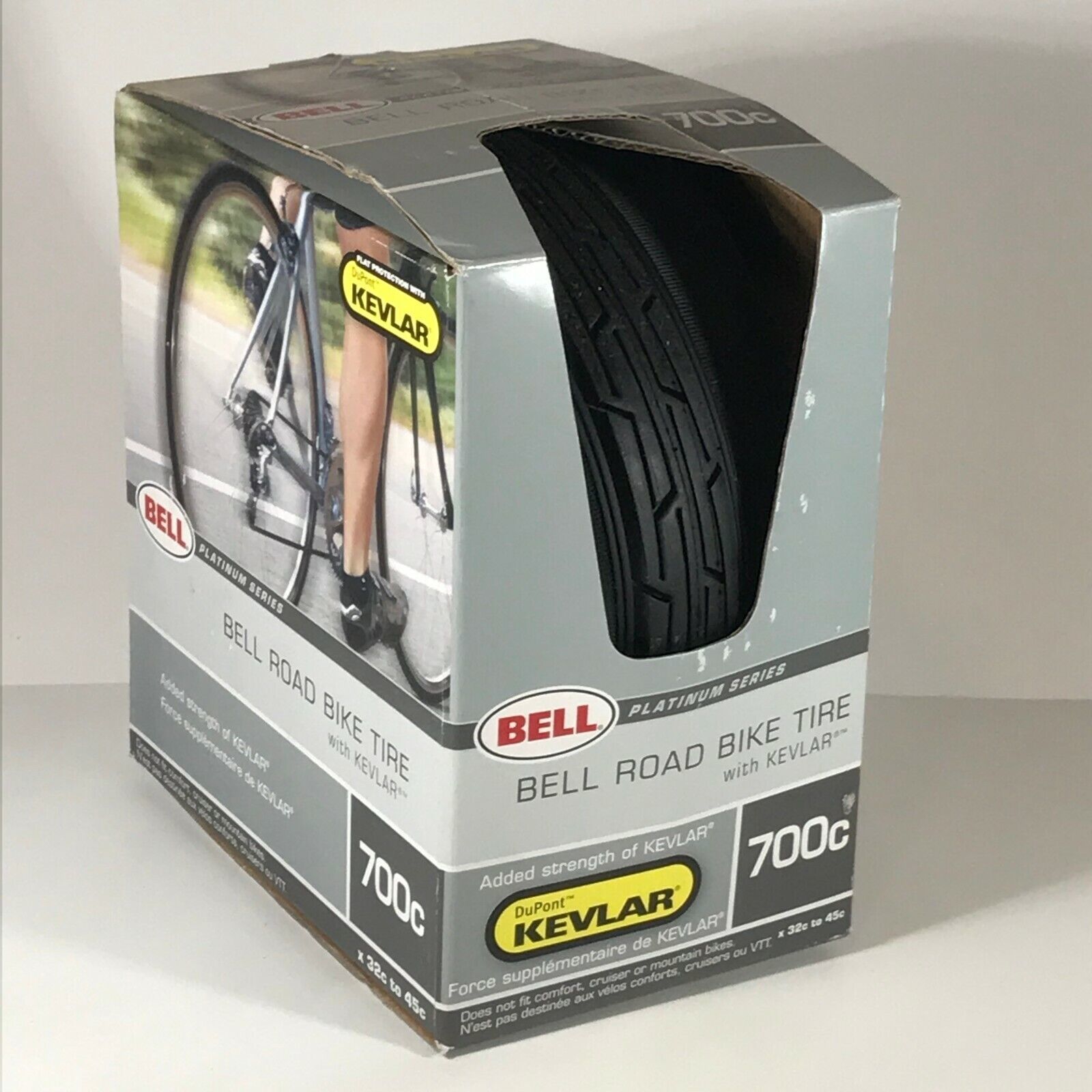 Bell Road Bike Tire w/ Dupont Kevlar Platinum Series 700c - x 32c to 45c  - £9.63 GBP