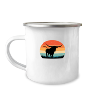 12oz Camper Mug Coffee Funny Longhorn Cattle Texas Cow Herd  - $19.95