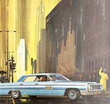 1961 Oldsmobile 98 Holiday Advertisement Automobilia NYC Skyline Streets... - $29.99