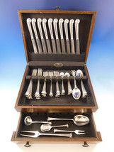 Onslow by Marshall Fields Sterling Silver Flatware Set 10 Service 55 pcs Dinner - €11.010,87 EUR