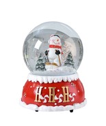 Snowman Musical Snow Globe Christmas 5.7&quot; High Resin Glass Water - €25,23 EUR