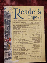 Readers Digest March 1957 James Michener Andre Kostelanetz Henri Mattise - £5.44 GBP