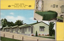 Kolb&#39;s Motel Jefferson City MO Postcard PC482 - £3.80 GBP