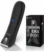 Electric Body Hair Trimmer Shaver Waterproof Wet/Dry USB Charging Flash ... - £45.66 GBP