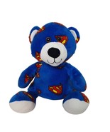 Six Flags Superman Plush Bear Blue DC Comics Stuffed Hero Collectible To... - $366.25 MXN