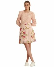 MSRP $125 Ralph Lauren Floral Chiffon Skirt Pink Size 4 - £15.24 GBP