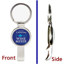 Step Brothers Catalina Wine Mixer Pendant Keychain silver secret bottle opener - £9.96 GBP