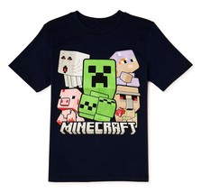 Minecraft Creeper Iron Golem Bobble Mobs T-Shirt Nwt Boys Size 4-5, 6-7 Or 8 $20 - £9.66 GBP