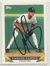 carlos garcia signed autographed card Topps - $9.55