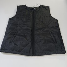 Socialite RN#160313 Women&#39;s Black Full Zip Lightweight Puffer Vest Size S/M - €16,94 EUR