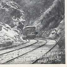 Antique 1900s Great Gorge Route Trolley Line Postcard Niagara Falls NY New York - £9.72 GBP