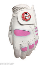New Ladies All Weather Golf Glove. Size Medium. Pink Ball Marker. Wink Etc - £7.98 GBP