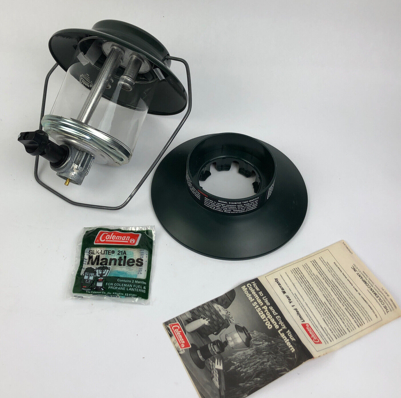 Primary image for VINTAGE Coleman Two Mantle Propane Camping Lantern MODEL - 5152D700 NOS LOOK
