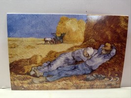 Vincent Van Gogh Rest From Work  Postcard 3.5 X 5.5 Mr. Paper Unused - £1.55 GBP