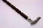 Wooden Walking Cane Antique “Brand New Brass Handle Victorian Design Vin... - $36.99